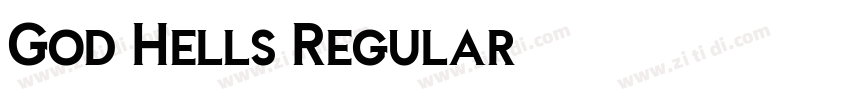 God Hells Regular字体转换